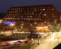 Boston Street at Night
